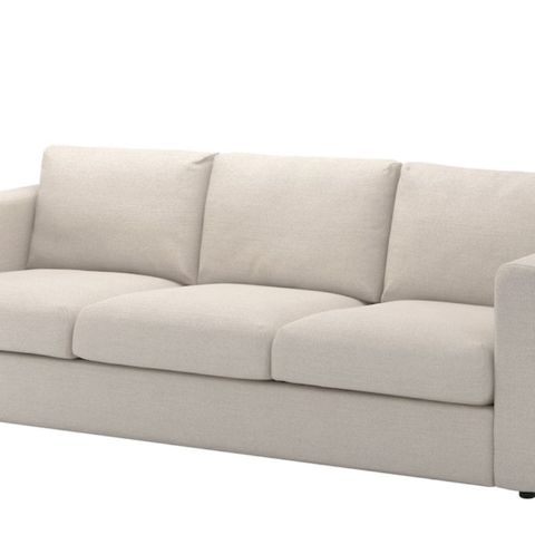 1,5 år gammel IKEA 3-seter sofa Vimle Hallarp Beige,som »ny»