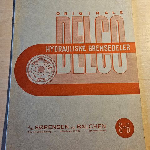 Delebrosjyre des 1948 bremsedeler Sørensen og Balchen