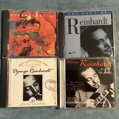 Django Reinhardt CD'er i meget god stand selges