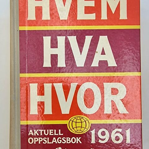 HVEM HVA HVOR 1961
