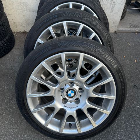 BBS BMW Motorsport 18’’ 5x120 med gode dekk selges/byttes.