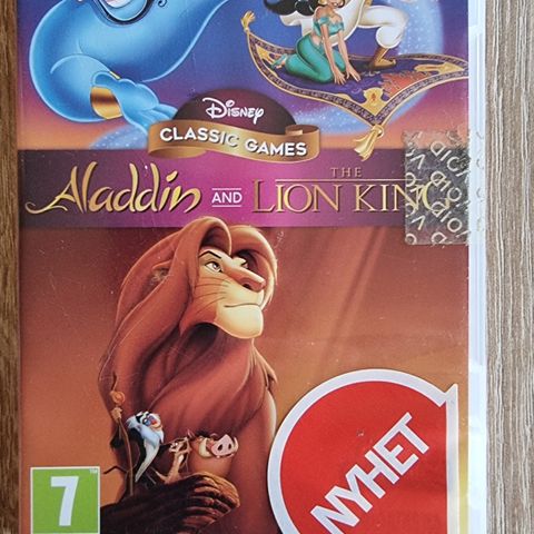 Nintendo Switch Disney Aladdin og Løvenes Konge