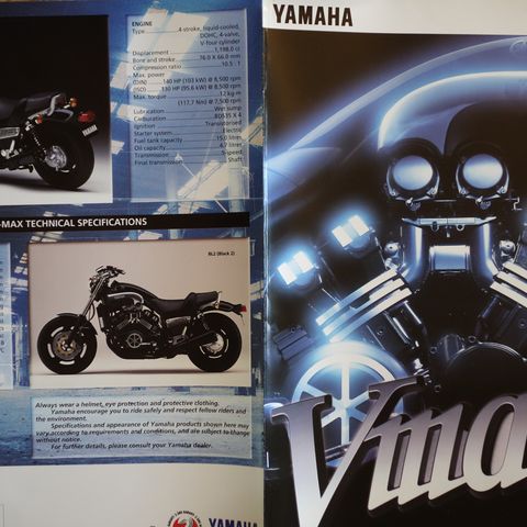 Yamaha V-MAX 1996 brosjyre