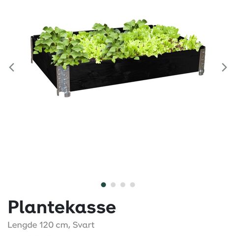 6 stk pallekarmer fra Plantasjen