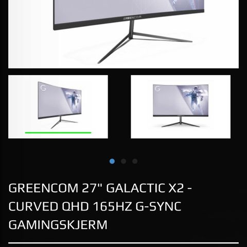 Greencom skjerm selges