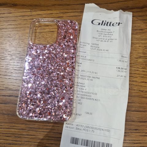 Ny Glitter deksel Iphone 13 Pro