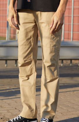 Beige Dickies Millerville Cargo bukse størrelse 40