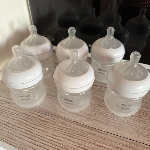 6 philips avent flasker + Hipp1