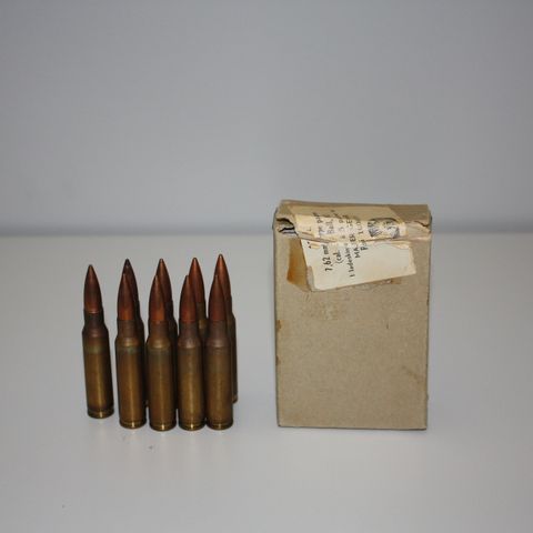 24 stk Skudd til 35 rifle, cal 7.62