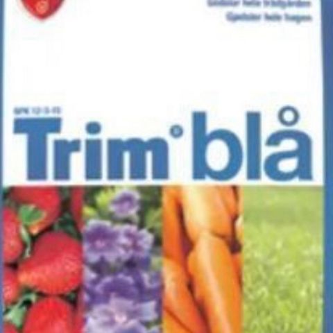 Trim blå gjødsel