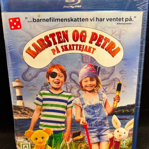 KARSTEN OG PETRA PÅ SKATTEJAKT  (BLU-RAY, NY I PLAST)