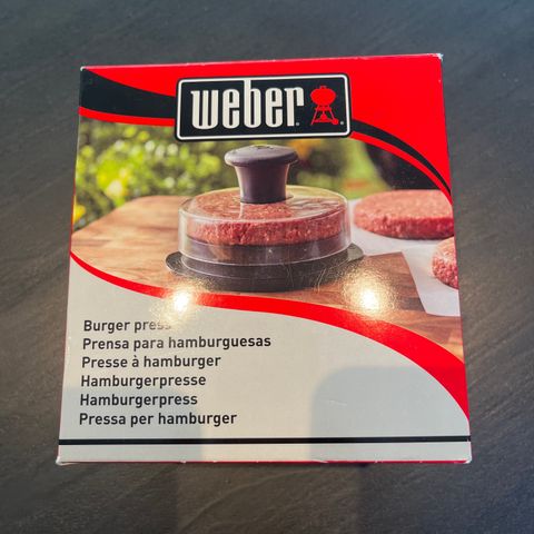 Weber hamburgerpresse