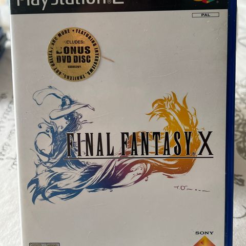 Final Fantasy X med bonus DVD PS2