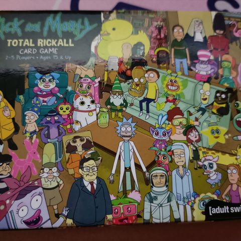 Rick and Morty total rickall - card game.