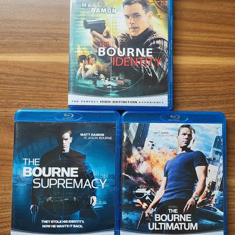 Bourne Collection - 3 Movies - BLU-RAY