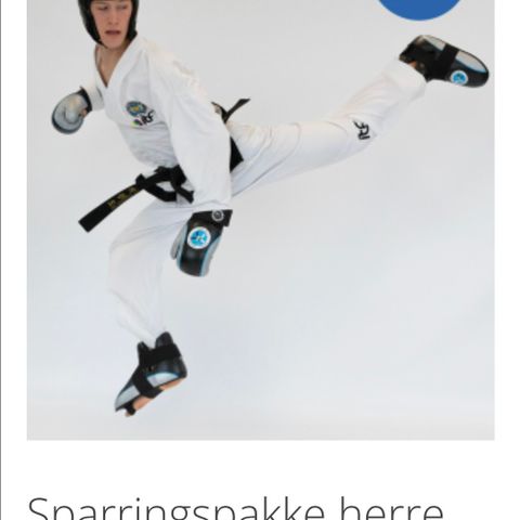 Sparringsutstyr Taekwon-Do medium