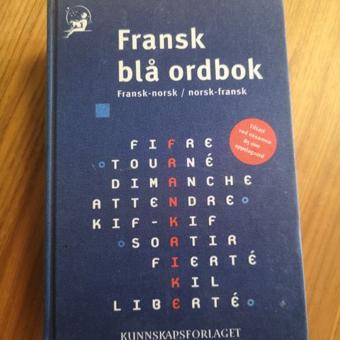 Fransk blå ordbok