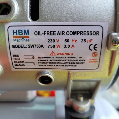 HBM 9L stillegående kompressor.