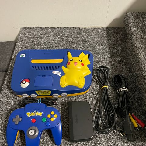 Nintendo 64 Pikachu Edition Console