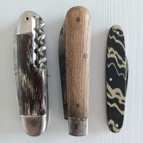 3 gamle kniver - en Made in Germany