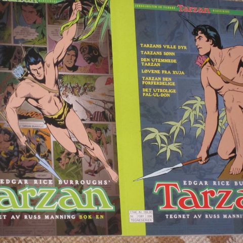 Tarzan-album 1 og 2, de to siste Tarzan-utgivelsene i Norge