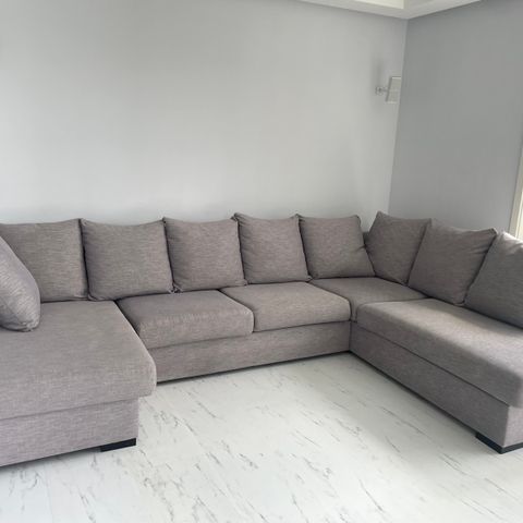 Pent brukt U-sofa fra Skeidar