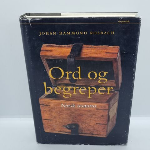 Ord og begreper, Norsk tesaurus - Johan Hammond Rosbach