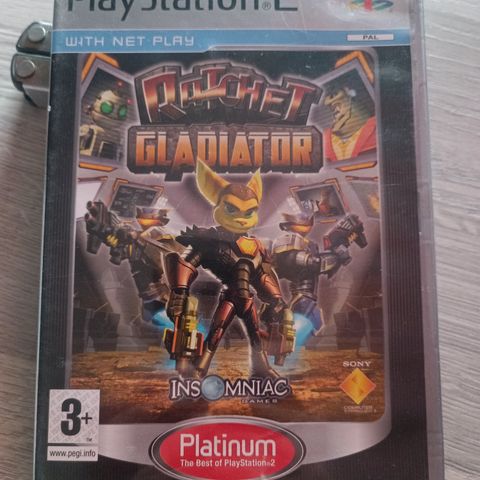 Ratchet Gladiator platinum til Playstation 2