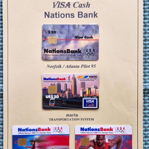 Visa Cash 4 stk Atlanta USA