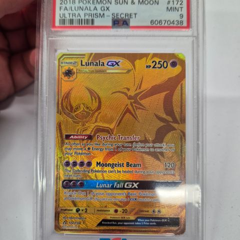 Lunala GX 172/156 PSA 9