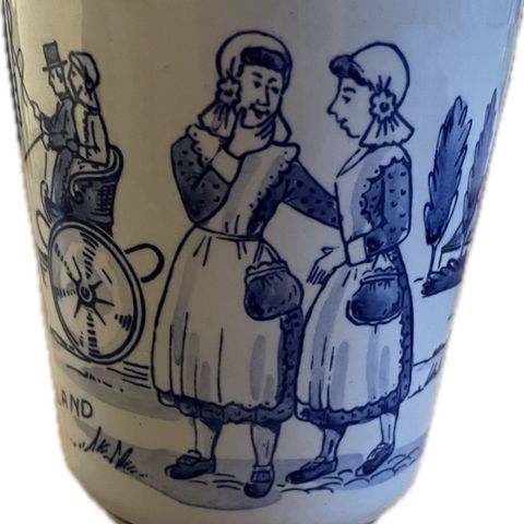 Unik - sjelden kopp fra hollandske Delft, nummerert