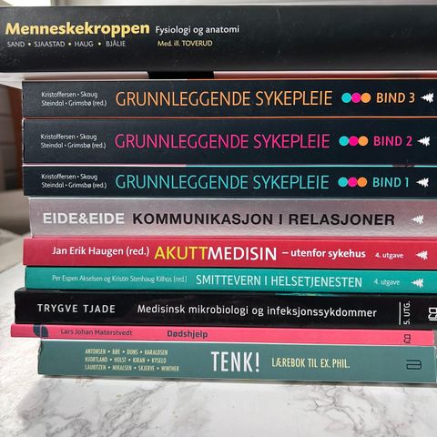 1. år bachelorgrad i sykepleie pensum