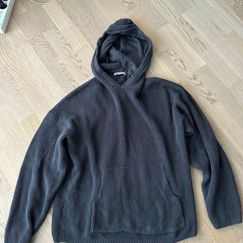 Zara strikket hettegenser/hoodie