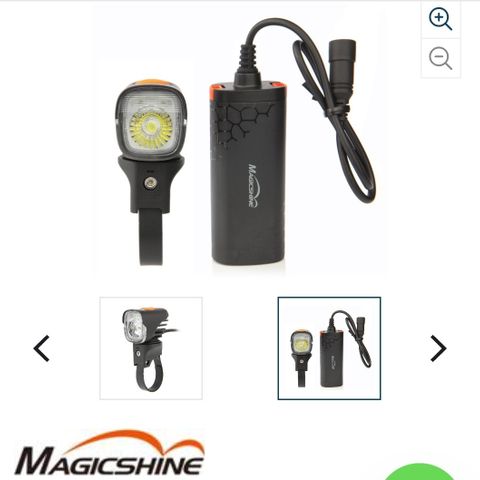 Magicshine lykt&batteri