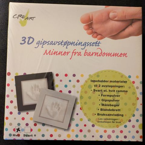 3D gipsavstøpnings sett