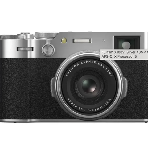 Fujifilm X100VI Silver 40MP