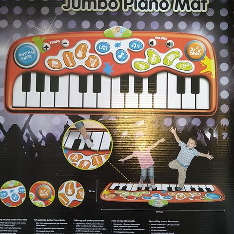 Helt ny Jumbo Piano Mat. 200kr
