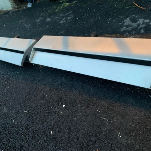 2stk ubrukte vannfall 60cm rustfri til basseng eller dam. 1000kr stk