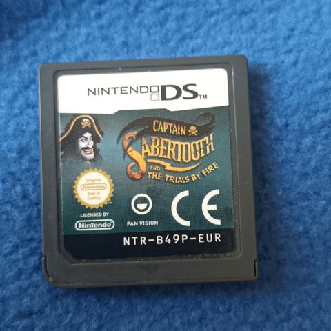 DS NINTENDO SPILL; CAPTAIN SABERTOOTH, THE TRIALS BY FIRE