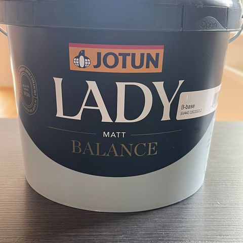 Uåpnet 3l spann Lady Balance farge Valmuefrø