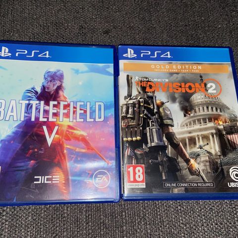 Battlefield 5 (V) PS4, Tom Clancys The Division 2 Gold Edition PS4