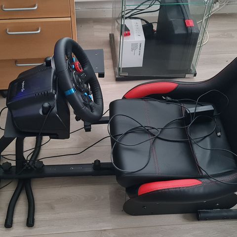 Logitech g29 rett pedaler og stoler