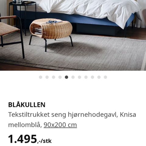 BLÅKULLEN Ikea seng selges