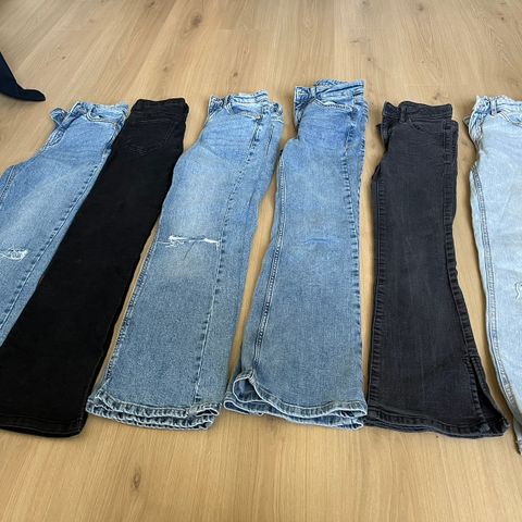 Jeans 6 stk størrelse 146