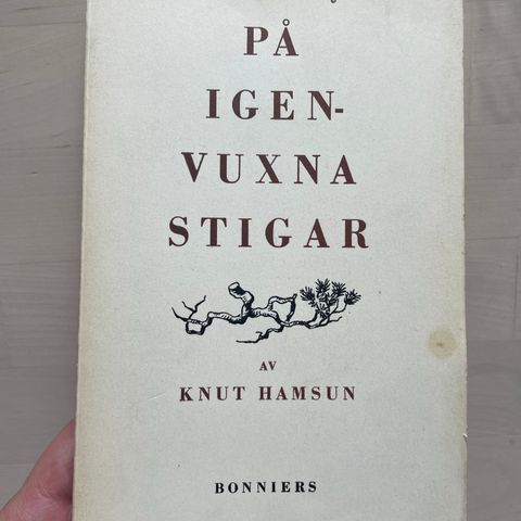 1. utg Knut Hamsun «På igjenvuxna stigar» 1949