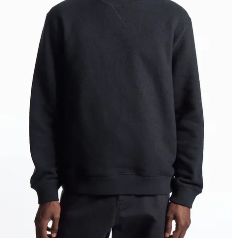 Ubrukt COS textured-jersey sweatshirt for menn