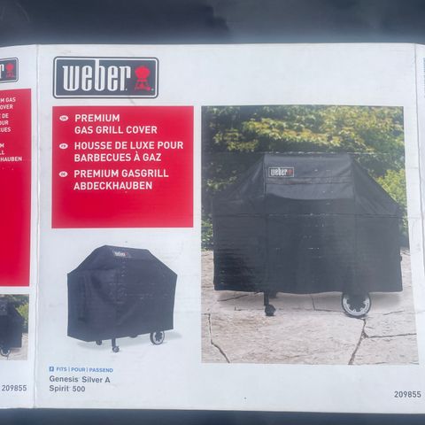 Weber grilltrekk - grill cover Weber