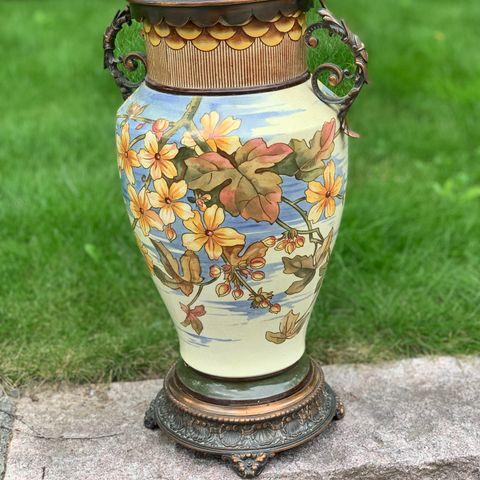 Victorian Floor Vase/ J. DEFRIES & SONS