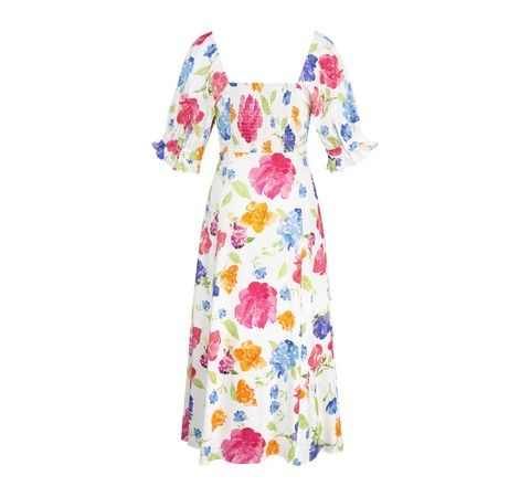 Urban Pioneers Flora Dress Watercolour blossom my med lapp