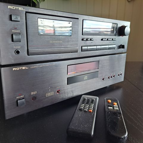 Rotel Rd-960BX kassettspiller/RDC-991 cd-spiller